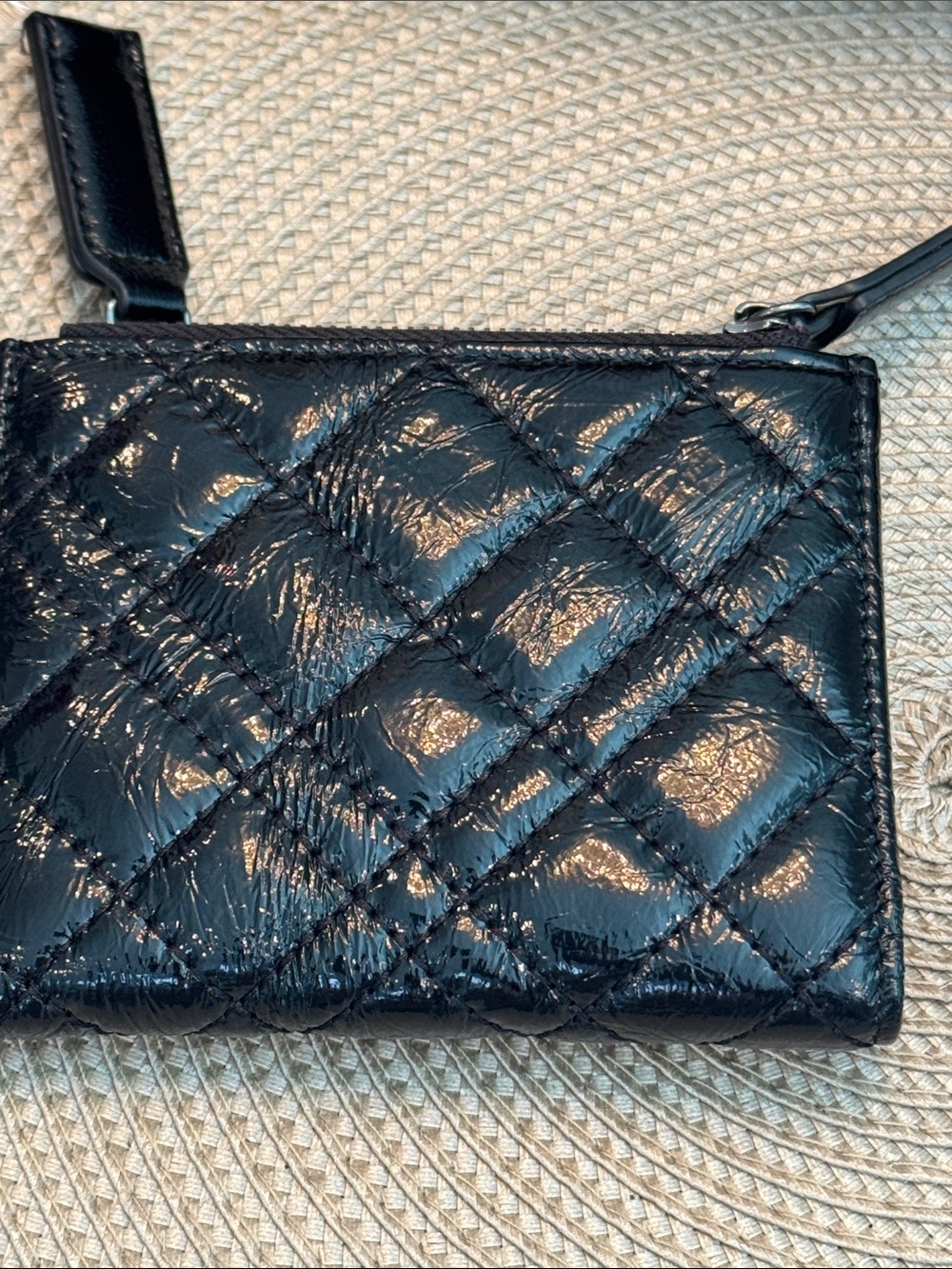 Kurt Geiger Black Quilted Wallet - Picture 4 of 8